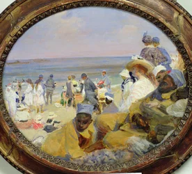 Der Strand von Dieppe, 1916